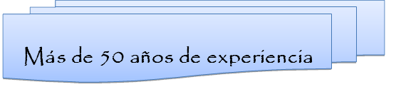 50 años experiencia